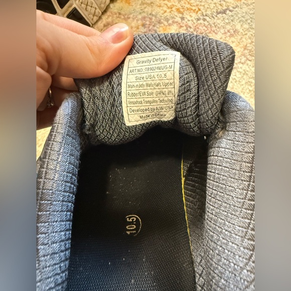 Gravity Defyer Gdefy Mighty Walk Mens Size 10.5 Blue Gray Running Shoes Sneakers - Picture 8 of 8